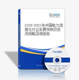 2015-2020年中國電力信息化行業(yè)預(yù)測(cè)及投資戰(zhàn)略咨詢報(bào)告